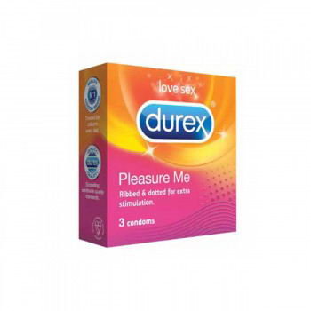 Durex Condoms Pleasure 3pcs